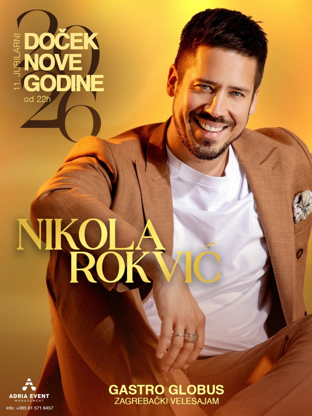 Doček Nove Godine 2026. – NIKOLA ROKVIĆ